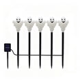 thumbnail image 2 of HWRETIE Solar Powered Halloween Ghost Floor Lamp Outdoor Led Garden Yard Pathway Decorative Spooky Holiday Light Ornament, 2 of 7