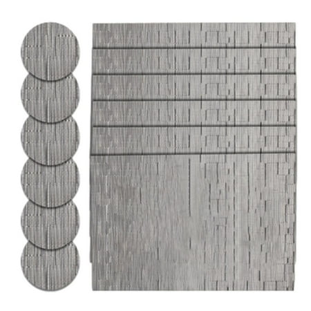 

Square Placemats Dining Table Heat-Resistant Washable Place Mats