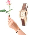 thumbnail image 3 of Reloj de Pulsera Jadeshay Reloj Analógico de Cuarzo Femenino Cuadrado PU, 3 of 7
