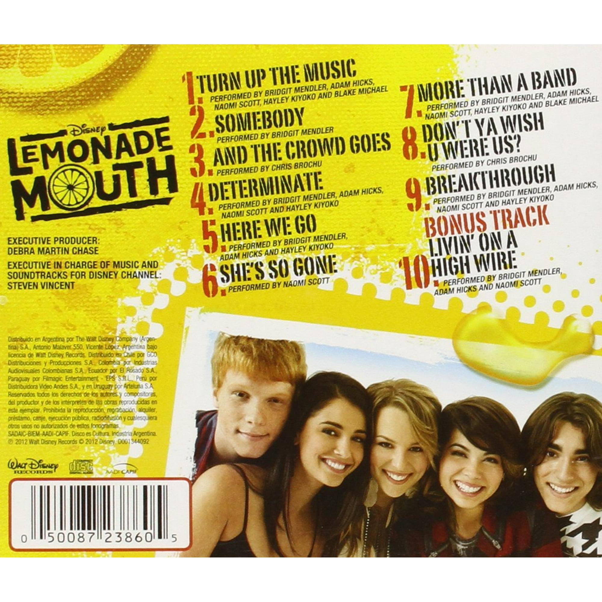 Lemonade Mouth Album Cover
