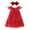 Red, variant on Sngxgn Girls Long Sleeve Dress Casual Wear(Red,80)