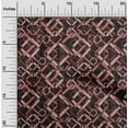 thumbnail image 2 of oneOone Cotton Cambric Dark Rose Brown Fabric Abstract Sewing Material Print Fabric By The Yard 42 Inch Wide, 2 of 4