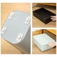 thumbnail image 5 of Baúles de almacenamiento, organizadores de armario y almacenamiento, 4 cubos de basura universales con ruedas adhesivas, estante deslizante con ruedas, caja de almacenamiento con ruedas pequeñas en la, 5 of 9