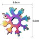 thumbnail image 2 of Llave de nieve multifuncional Llave hexagonal multiusos Llave de nieve portátil universal de acero de alto carbono Herramienta de mano colorida, 2 of 5