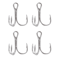 thumbnail image 1 of Anzuelo de pesca japonés de tres ganchos con alambre de acero de aleación, nuevo tipo, de estaño mate blanco, 1 of 3