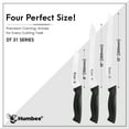 thumbnail image 7 of HUMBEE 10-Inch Offset Bread Knife with Width Wave Teeth (Serrated), Black, DT-31 Series, 7 of 7