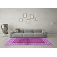 thumbnail image 3 of Ahgly Company Indoor Square Persian Purple Traditional Area Rugs, 8' Square, 3 of 4