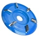 thumbnail image 3 of Herramienta de disco de pulido de de madera Herramientas de fresado para 6 diente azul Baoblaze Disco de talla de amoladora angular, 3 of 8