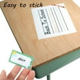 thumbnail image 4 of 1 Roll of Colorful Name Label Tags Self adhesive Marking Stickers for Categorization, 4 of 8