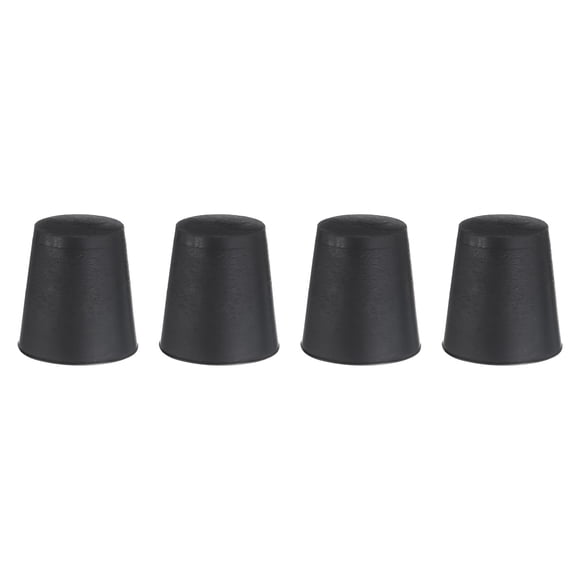 4 Pack Silicone Rubber Tapered Plug, 18mm to 24mm High Temp for Hole Plugs, Spraying, Coating, 25mm