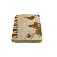 thumbnail image 2 of RYLABLUE Coffee World Map Throw Blanket Bed Sofa Blanket 58x80 inches, 2 of 3