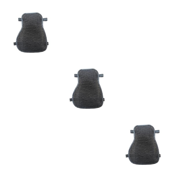 Kenally Funda para asiento de motocicleta, almohadilla transpirable para motocicleta, absorción de impactos, portátil, cómodo, Protector de cojín S 3piezas Kenally CBP235867