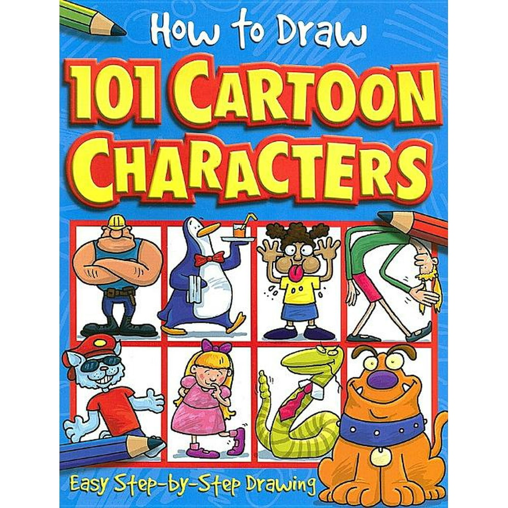 How to Draw 101 Cartoon Characters (Paperback)