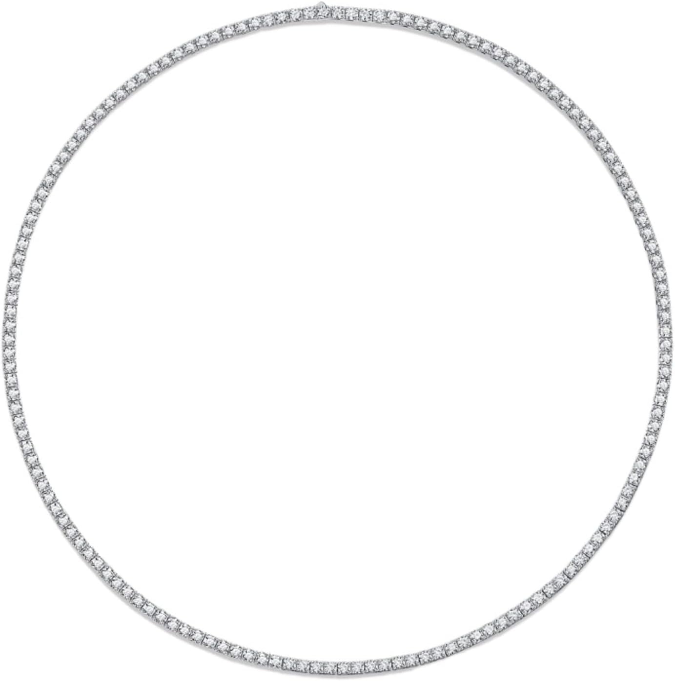 5mm Men Moissanite Necklace Chain D Color VVS1 clarity Diamond