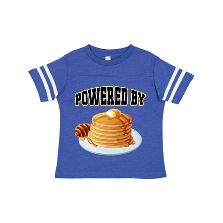 

Inktastic Powered by Pancakes Gift Toddler Boy or Toddler Girl T-Shirt