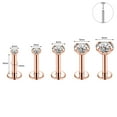 thumbnail image 2 of ZS 10Pcs/Set Lip Labret Rings Piercing Zircon Monroe Medusa Piercing Helix Conch Cartilage Piercing Earrings, 2 of 3