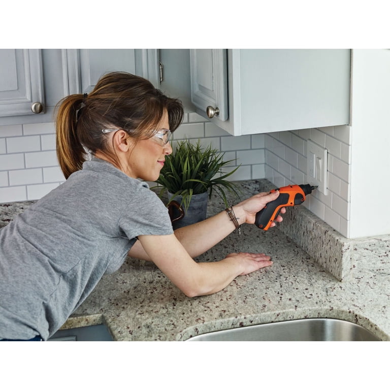BLACK+DECKER 4V MAX Cordless Screwdriver BDCS20C - Walmart.com