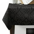 thumbnail image 4 of Floral Black Texture Table Cloth Waterproof Dining Tablecloth for Table Kitchen Decorative Coffee Cuisine Party Table Cover, 4 of 7