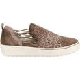 thumbnail image 2 of Women's Jambu Erin Perforated Slip On Sneaker Taupe Kid Suede/Elastic Bungee 8.5 M, 2 of 6