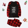 thumbnail image 2 of Penkiiy Family Christmas Pajamas Matching Sets 2024 Cute Couples Pjs Long Sleeve Holiday Jammies Xmas Loungewear Sleevewear M Red, 2 of 7