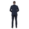 thumbnail image 5 of Julinie Mens Premium Tuxedo 2-Piece Satin Peak Lapel One Bottom Jacket With Matching Pants, 5 of 6