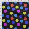 thumbnail image 4 of oneOone Cotton Poplin Black Fabric Polka Dress Material Fabric Print Fabric By The Yard 42 Inch Wide, 4 of 4