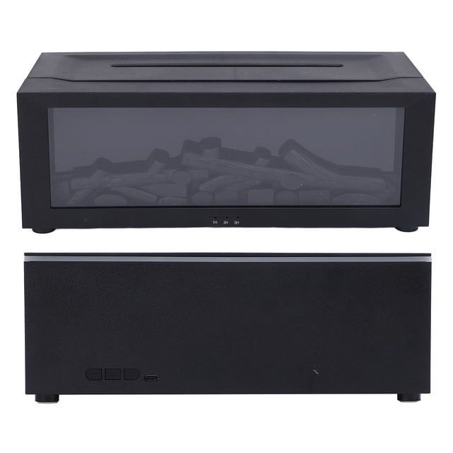 Flame Fireplace Humidifier - Aromatherapy Diffuser,Fireplace Humidifier with Ambient Light, Timer Auto - Off, Aromatherapy Diffuser for Home, Room
