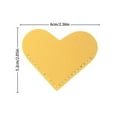 thumbnail image 3 of Clearance Under 5$ Leather Love Book Corner Protector Yellow, Fdelink Leather Heart Bookmarks Winjeto Cute Corner Page Book Marks for Teachers Students Book Reading Lovers for S-chool Home, 3 of 4