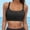 w93# Black132, variant on Women'S Swim Tank Top Sports Bra Bikini Racerback Scoop Neck Solid Color Wireless Bathing Suits Push Up Padded Crop Tops Swim Bras Bralette,White,L