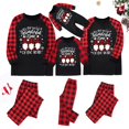 thumbnail image 4 of Family Christmas Pajamas Matching Sets Christmas Long Sleeves Sleepwaear Holiday Family Loungewear Sets, 4 of 7