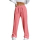 zanvin Femmes Cordon Pantalon de Survêtement Taille Haute Joggers Coton Pantalon de Sport avec Poches, Rose, XXL – image 4 sur 6