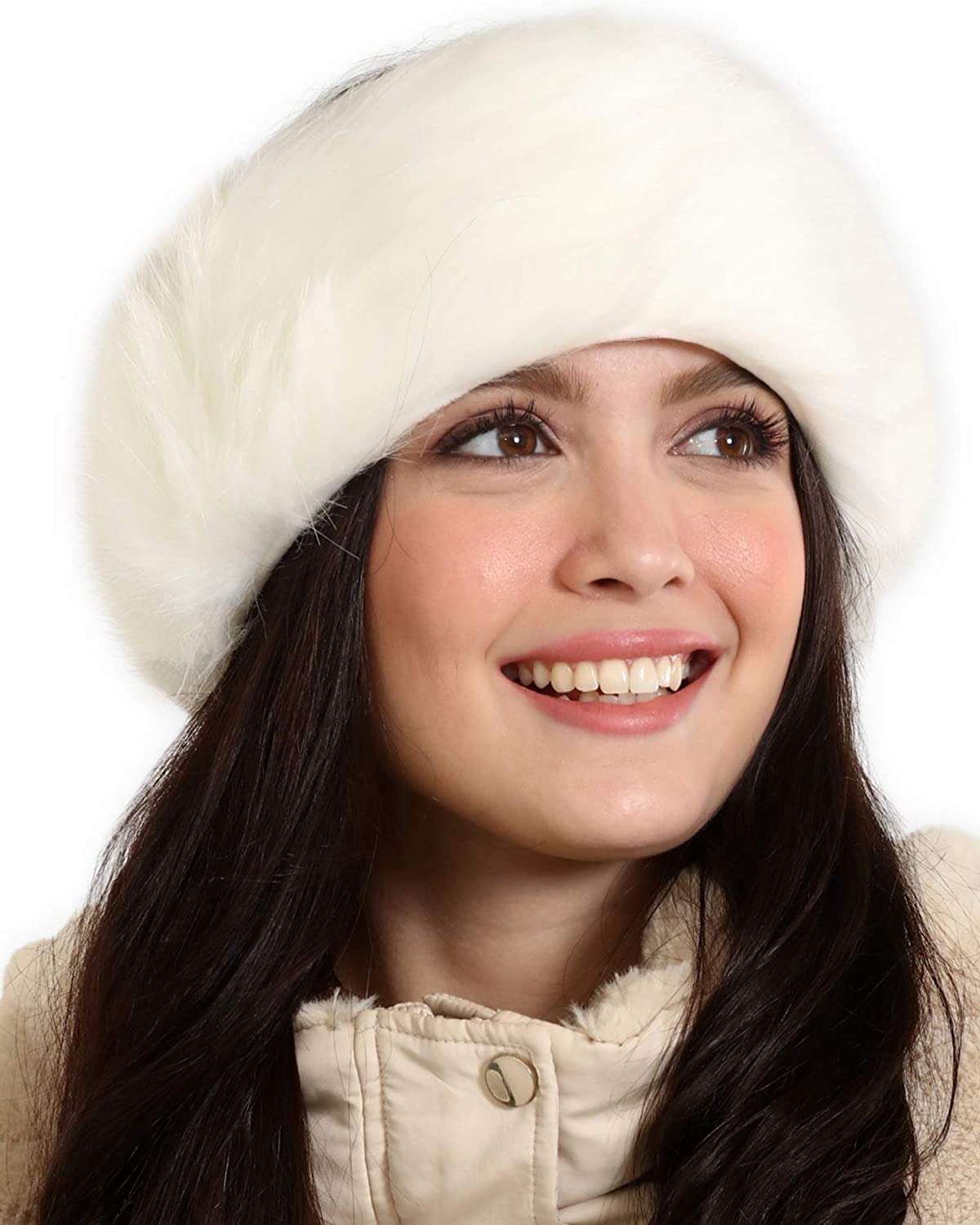 Faux Fur Headband for Women - Furry Winter Russian Ear  display picture 3