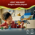 thumbnail image 4 of LEGO NINJAGO Ninja Dragon Riyu’s Battle Building Toy for Boys & Girls - Ninja Poseable Dragon Toy Playset for Kids, Ages 7+ - Includes 4 Minifigures for Pretend Play - Gift Idea for Birthdays - 71855, 4 of 8