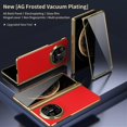 thumbnail image 2 of For Huawei Mate X6 Case AG Matte Hard PC Folding Phone Cover with Tempered Glass Front Film - Black, 2 of 5
