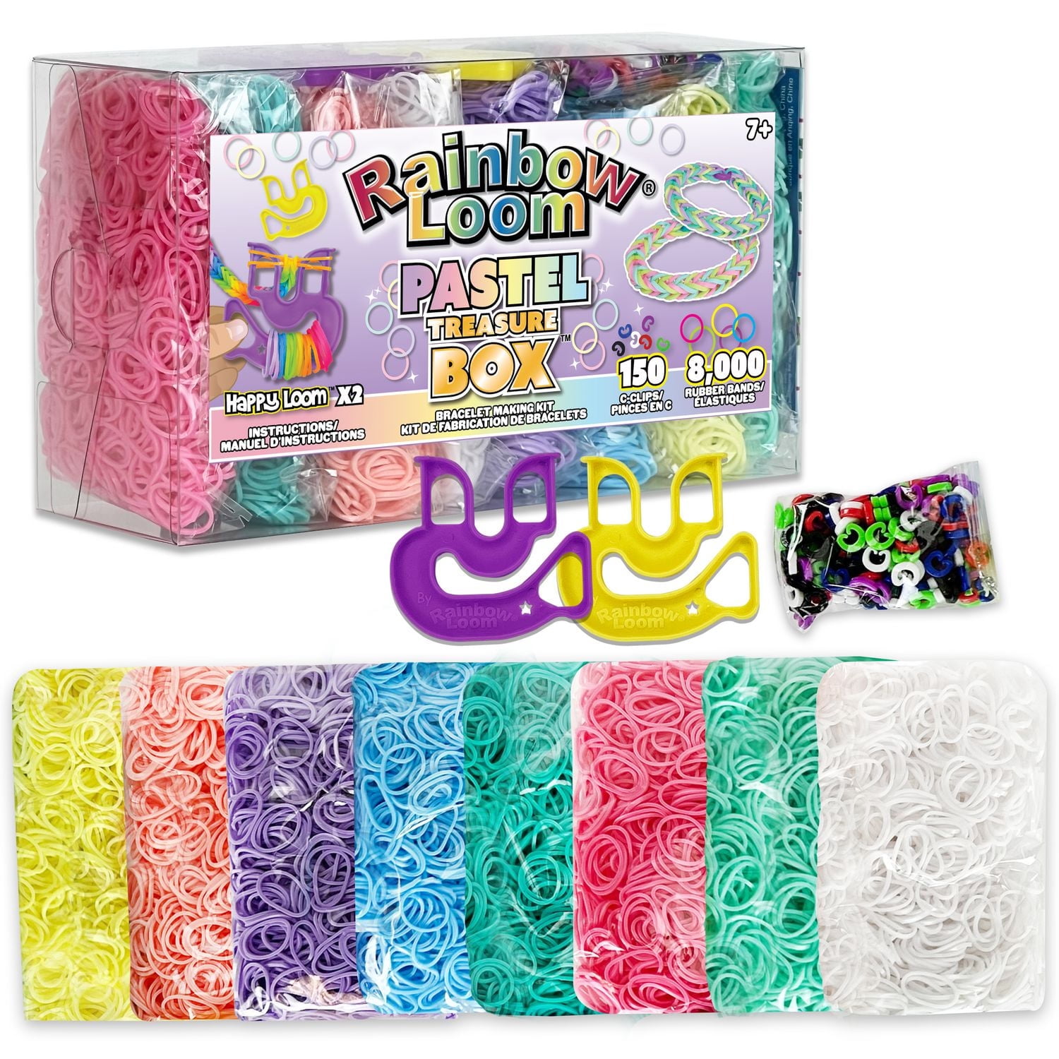 Rainbow Loom Treasure Box Pastel