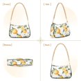 thumbnail image 7 of FORMRS Womens Shoulder Bag with Chain Strap Clutch Purse Cute Tote Handbag, White Watercolor Oranges, 7 of 7