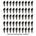 thumbnail image 4 of Cateissary 50 piezas de conos para envolver dulces, boda, ceremonia, fiesta, banquete, bolsa de regalo portátil, soporte de papel de embalaje, manualidades Artesanía Negro Cateissary HA083519-02, 4 of 6