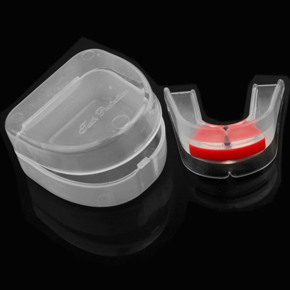 Mouth Guard Double Side Gum Shield Boxing MMA Basketball Sports Teeth Protection 