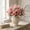 Hot Pink, variant on Artificial Peony Flowers, Fake Flowers,Flores Artificiales para, Lifelike Silk Fake Peonies with Stems for Home Table Centerpieces, Wedding, Party & DIY Bridal Floral Arrangements