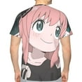thumbnail image 2 of Mens Anya Forger Spy X 3d Print T-Shirt Crewneck Short Sleeve Tee Shirt, 2 of 7