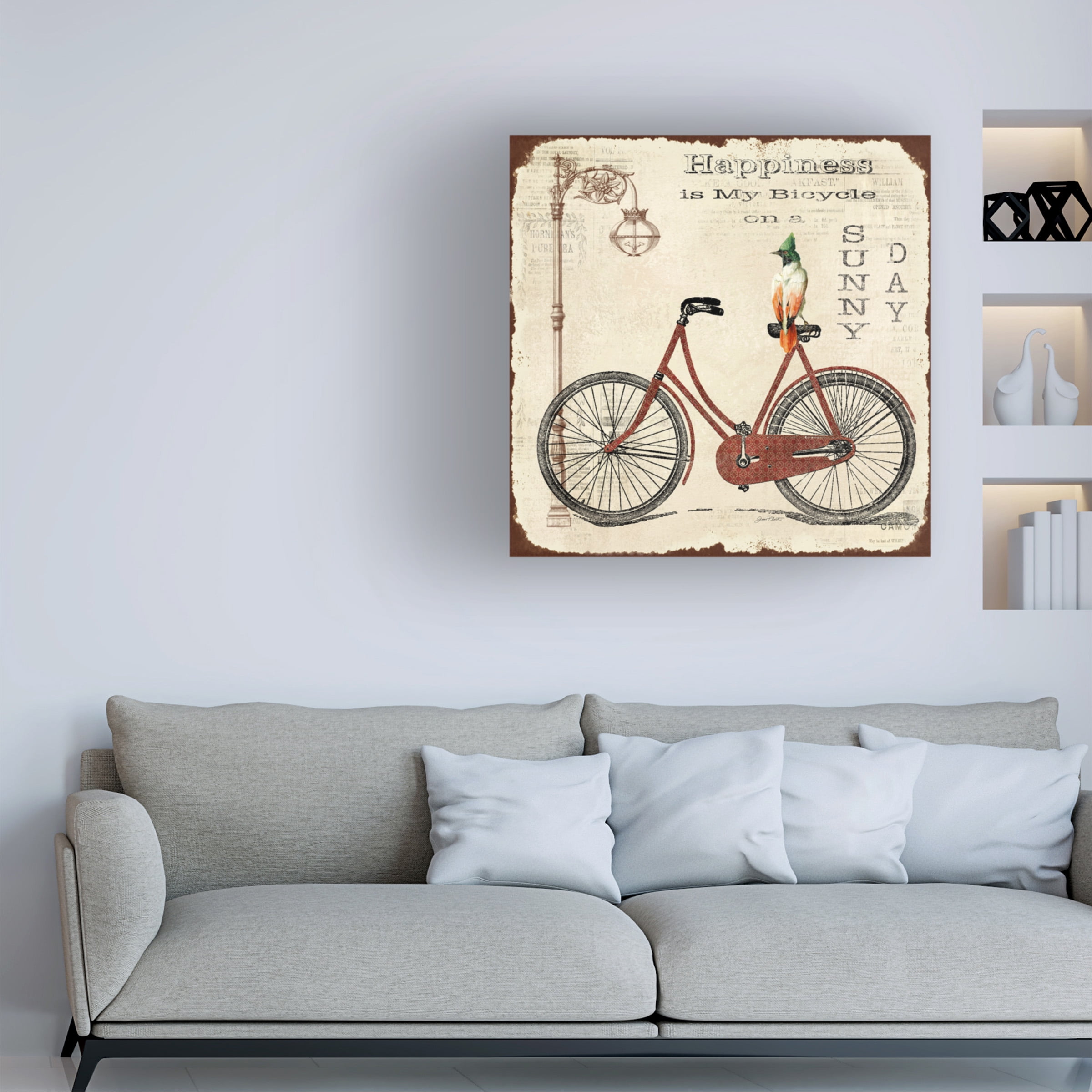 Trademark Fine Art 'Bike 2' Canvas Art by Jean Plout