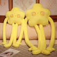 thumbnail image 3 of Cojín de felpa con forma de estrella para SILLA, cojín de felpa suave con diseño de estrella de patas largas, ideal para el hogar y el dormitorio, ideal para regalo de cumpleaños, 3 of 4