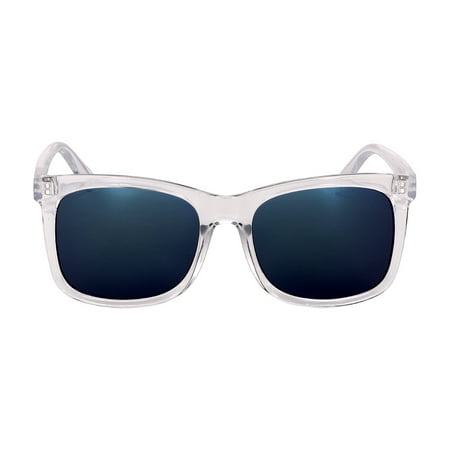 Kenneth Cole Reaction Plastic Frame Light Smoke Flash Lens Men's Sunglasses KC13245626X