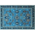 thumbnail image 1 of Ahgly Company Indoor Rectangle Oriental Light Blue Traditional Area Rugs, 8' x 10', 1 of 4