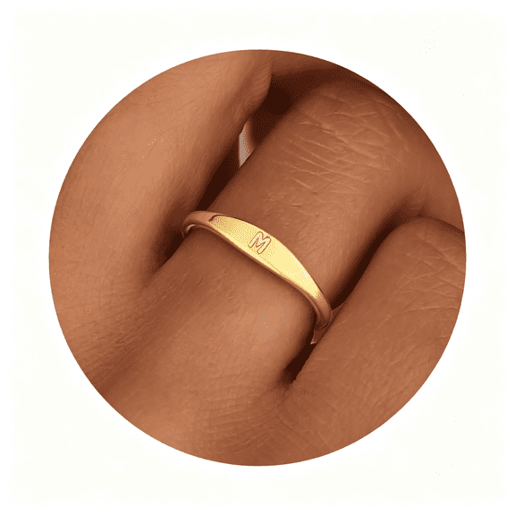SELIVO Gold Filled Rings for Women 14k Non Tarnish Initial Pinky Dainty Ring dainty pinky ring
