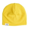 thumbnail image 2 of Zwiiyzr Unisex Beanies Baby Beanie Soft Solid Color Thin Stretchy Cute Baby Hats for Fal Winter Boys Girls Multi-Color Yellow, 2 of 3