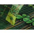 thumbnail image 4 of Ambesonne Irish Quilted Bedspread Set 3 Pcs, Patchwork Celtic Clovers, King Size, Multicolor, 4 of 5