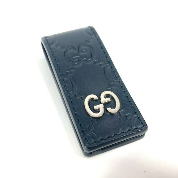 Pre-Owned GUCCI 522867 GG Guccissima Wallet Money Clip Shima Leather Men's Women's... (Good)