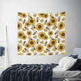 thumbnail image 6 of Balery Sunflowers and Bees Pattern Tapestry 60x51 Inches - Large Wall Hanging Tapestry for Bedroom, Living Room, Dorm Decor - Artistic and Aesthetic Room Decor, 6 of 9