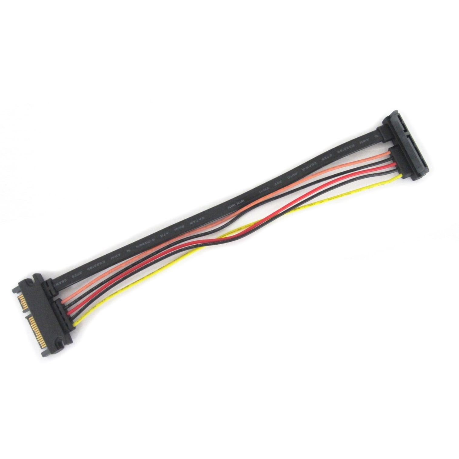 SATA III 22 Pin Right Angle Extension Cable 200 MM
